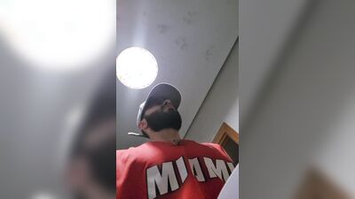Muscular man has romantic sex in the kitchen