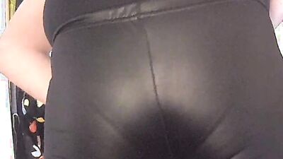 Black sheer leggings