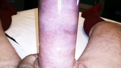 A Bottle or Pumped up Cock?