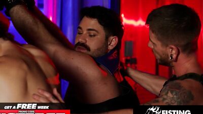 Stached Sub Spitroasted By Dom Hunk & Muscle Bitch