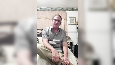 Daddy cums on cam