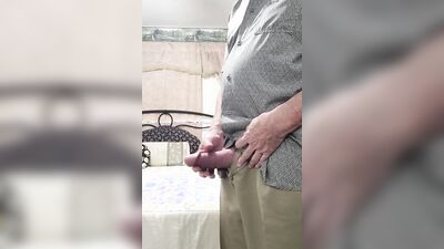 Daddy cums on cam