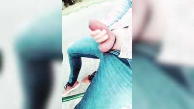 Slutboyben CAM4 Huge Pumped Monster Pornstar Cock Exposed in Public Am Stern Berlin