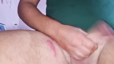 ASMR | CUMSHOT (ITALIAN DIALOGUE) - I WEAR MY SISTER'S THONG AND MY COCK BECOMES HUGE