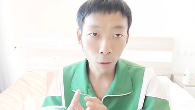 Asia Chinese Boy condo floors Masturbation Cum nice day