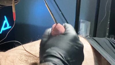 Cumming With the Sounding Rod Inside