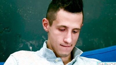Hot Brunette Thomas T Is Pleasing His Big Dick Until He Cums