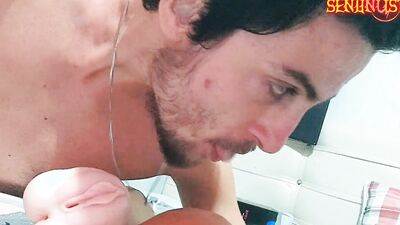 Horny stepmom fucked herself with her stepdaughter