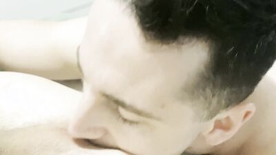 Straight Roommates Fuck Bareback First Time With Dildo Play