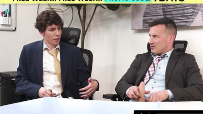 HETEROFLEXIBLE - Straight Cristiano Jerks Off His Boss Derek Kage & Does As He Wants For Promotion