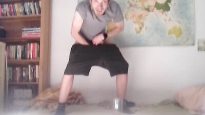 Brainless Goon Bator Pissing All Over the Floor