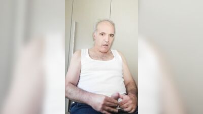 Hi boy, jerk off your cock with this dirty old man