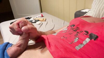 Relax and jerking off after trening.