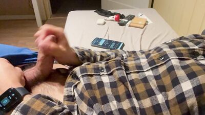 Jerking off every morning.