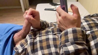 Jerking off every morning.