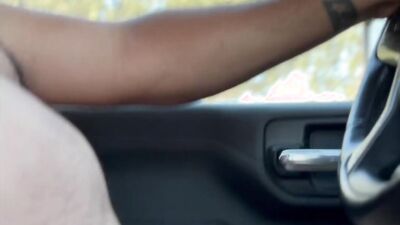 Chaz Featherstone - Totally naked driving and cumming in public