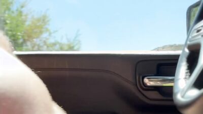 Chaz Featherstone - Totally naked driving and cumming in public