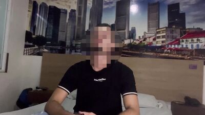 straight boy with girlfriend has sex for money