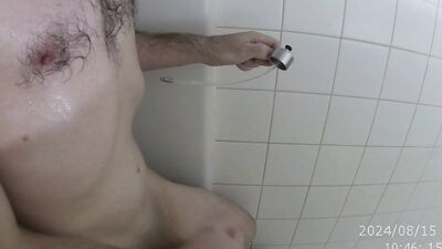 Masturbating with urethra tube trying to cum with chance XXL fucking my ass