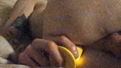 Warned up by filling my sexy ass with new toy!! Had to be quiet neighbors complain