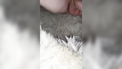 A sexy old man jerks off his big cock and cums a lot. Part 2.