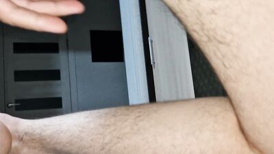 Sneaked away from a girl to fuck with a guy in secret from her, as he loves big dicks and cum!