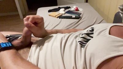 Jerk off every morning cumming and screaming.