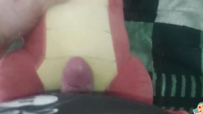 Red dinosaur fun