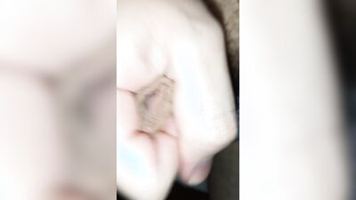 This insatiable bear's cock is so close that it can get into your hole. Solo bear jerks off