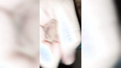 This insatiable bear's cock is so close that it can get into your hole. Solo bear jerks off