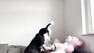 Furry Fursuit Coudle and Fuck Giant Plush Bear || Plushophilia Plushie || Therian