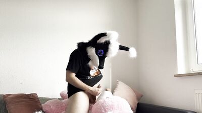 Furry Fursuit Coudle and Fuck Giant Plush Bear || Plushophilia Plushie || Therian