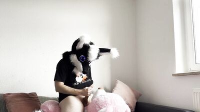Furry Fursuit Coudle and Fuck Giant Plush Bear || Plushophilia Plushie || Therian