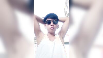 Asian with Big Veiny Cock Cums Twice Outdoor | Pinoy Jakol sa Construction Site