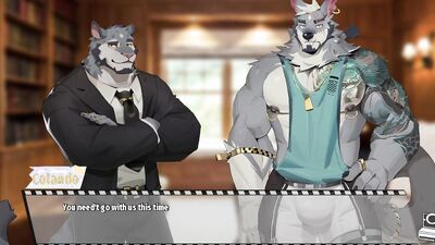 furry NSFW novelgame [bang×bang] Play video translated into Japanese [part1]