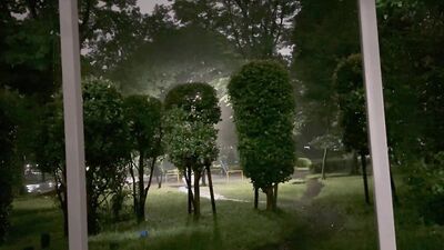 Jerkoff in the thunderstorm