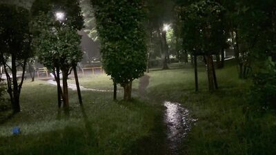 Jerkoff in the thunderstorm