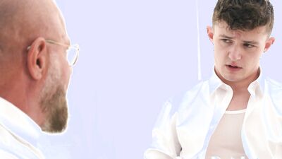 MasonicBoys Cute twink Grant Ducati is seduced by hairy suited DILF