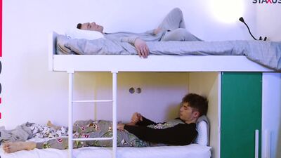 STAXUS ::My friend catches me masturbating and can't help but join in.