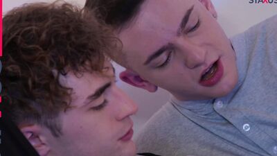 STAXUS ::My friend catches me masturbating and can't help but join in.