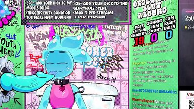 Slime Gets extra honry in the GloryHoles
