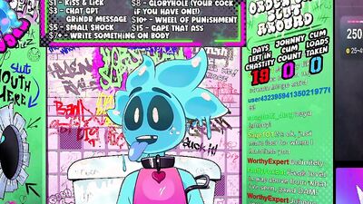 Slime Gets extra honry in the GloryHoles