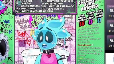 Slime Gets extra honry in the GloryHoles