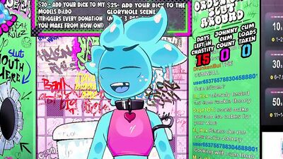 Slime Gets extra honry in the GloryHoles