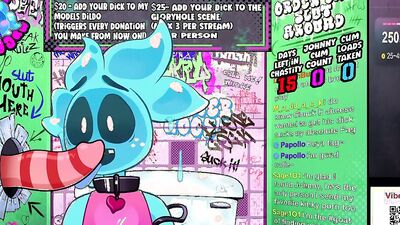 Slime Gets extra honry in the GloryHoles