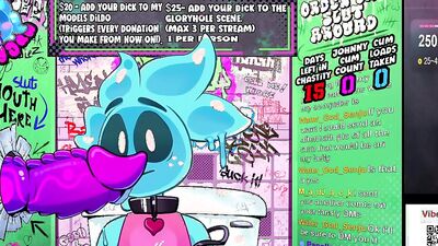 Slime Gets extra honry in the GloryHoles