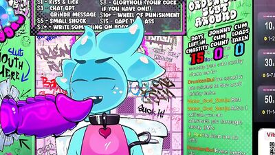 Slime Gets extra honry in the GloryHoles