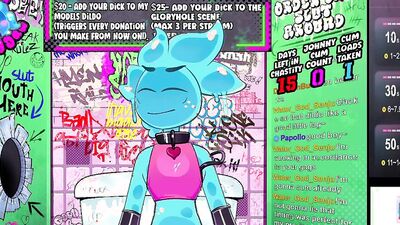 Slime Gets extra honry in the GloryHoles