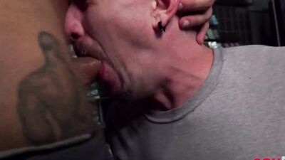 Muscular Inked Brogan Slides Thick Into Jack Hunter Wet Hole