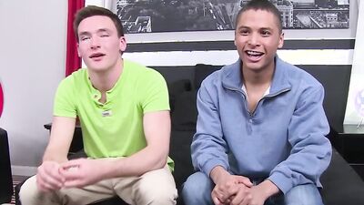 Bi Curious Buddies Suck Each Other Off